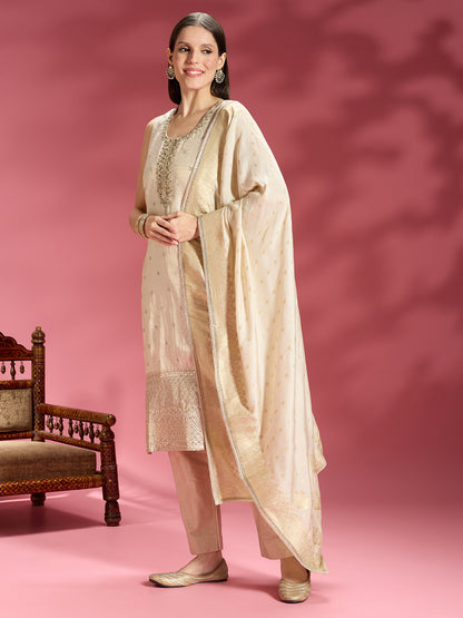Heena Shimmer Silk Kamiz &amp; Pant