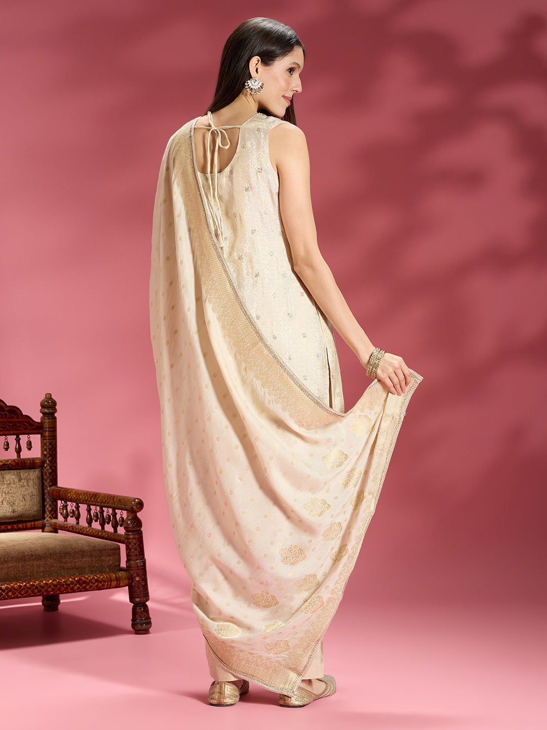 Heena Shimmer Silk Kamiz &amp; Pant