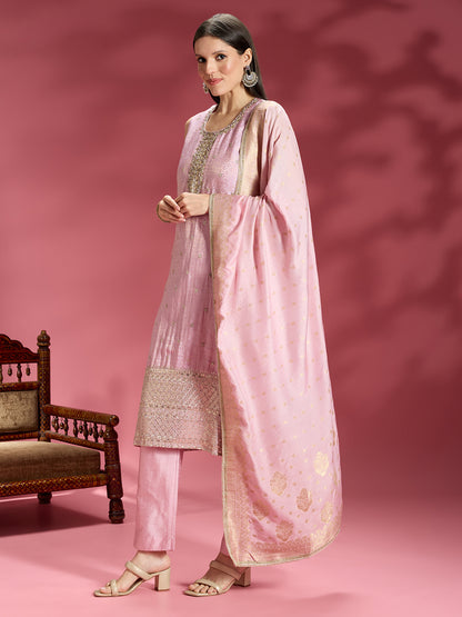 Heena Shimmer Silk Kamiz &amp; Pant