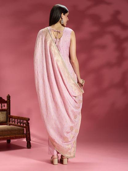 Heena Shimmer Silk Kamiz &amp; Pant