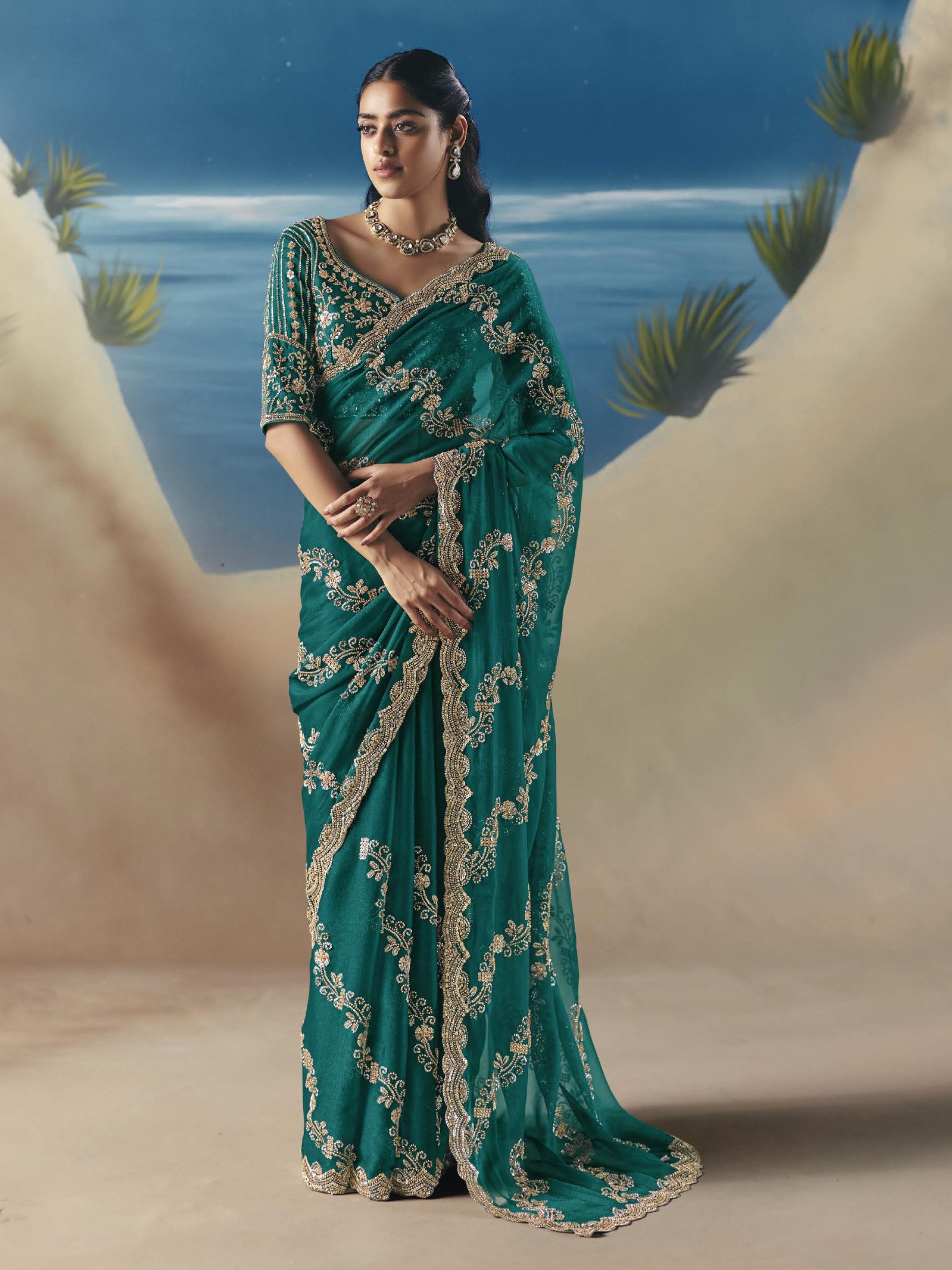 Mahima Choli Saree - Roop Darshan