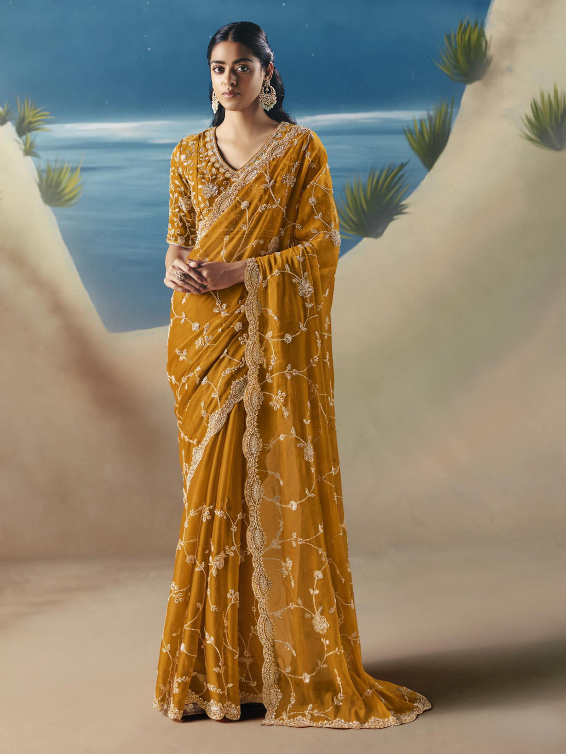 Maheshri Choli Saree