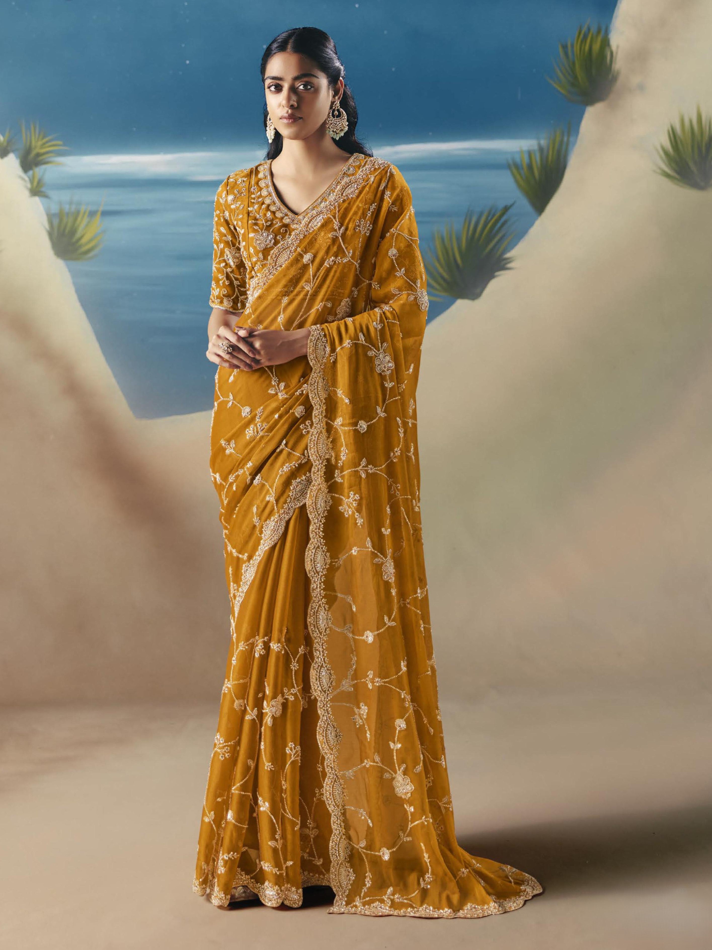 Maheshri Choli Saree - Roop Darshan