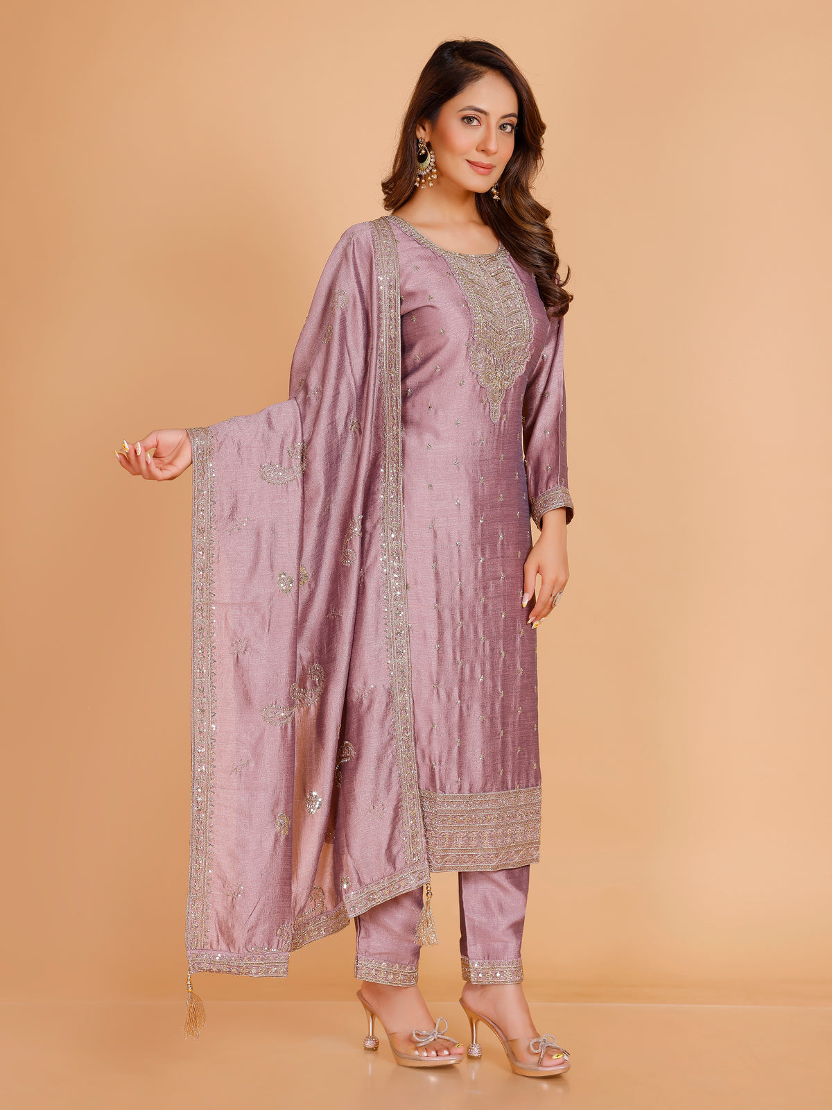 Kashish Silk Straight Suit