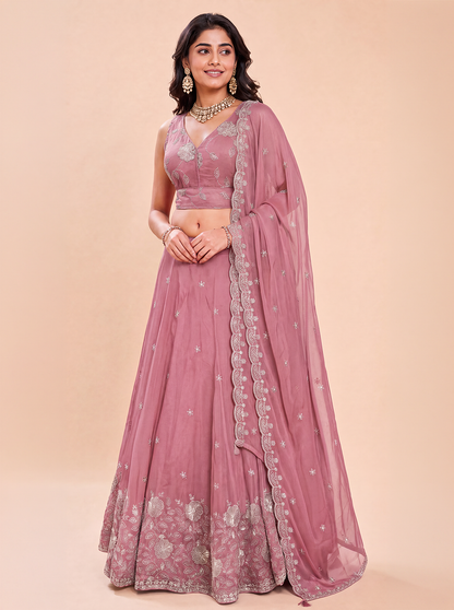 Tanvi Tissue Lehenga Set