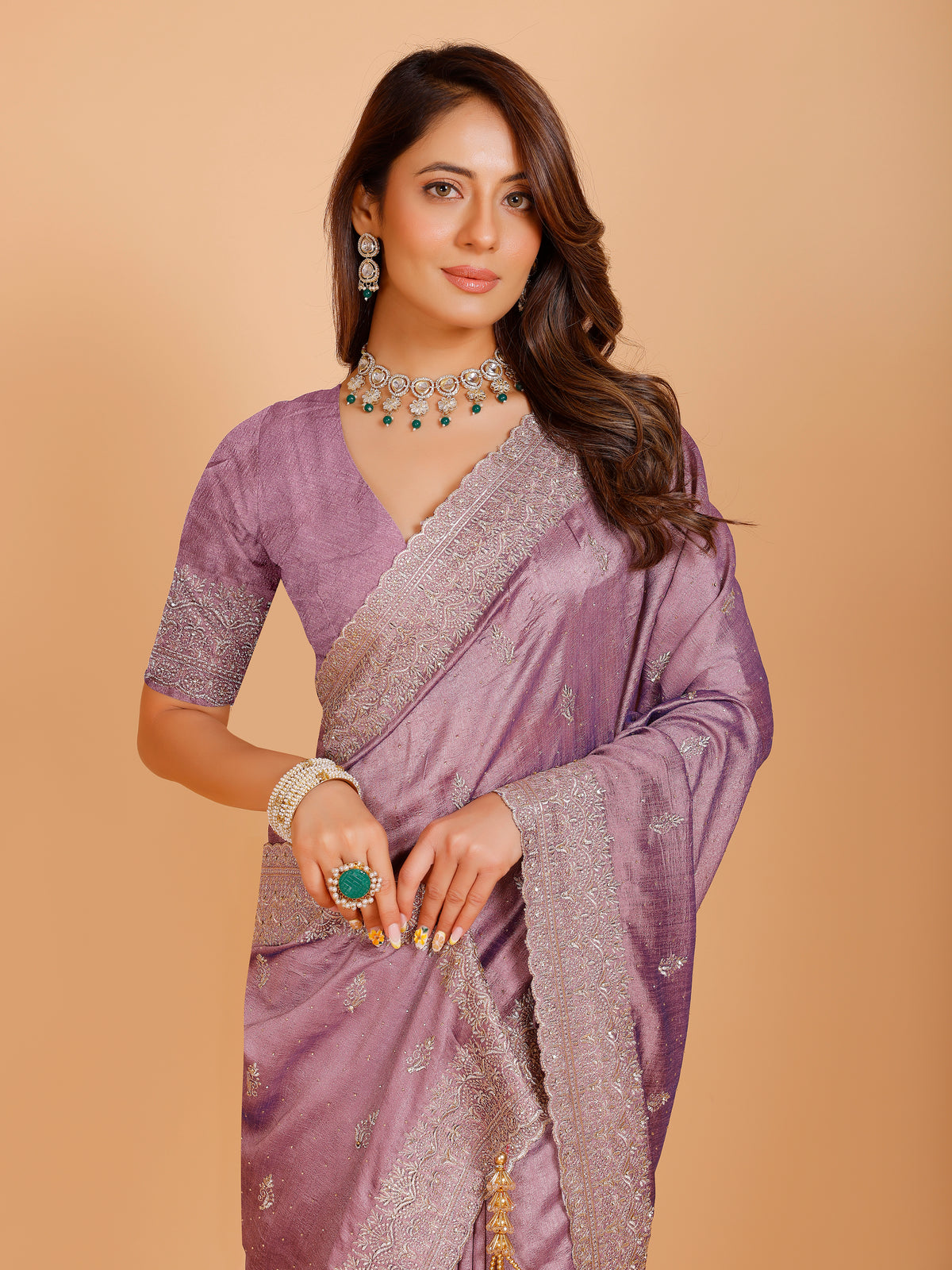 Vanshika Silk Zari Saree