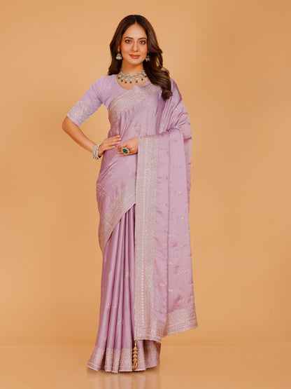 Aadhya Silk Embroidered Saree