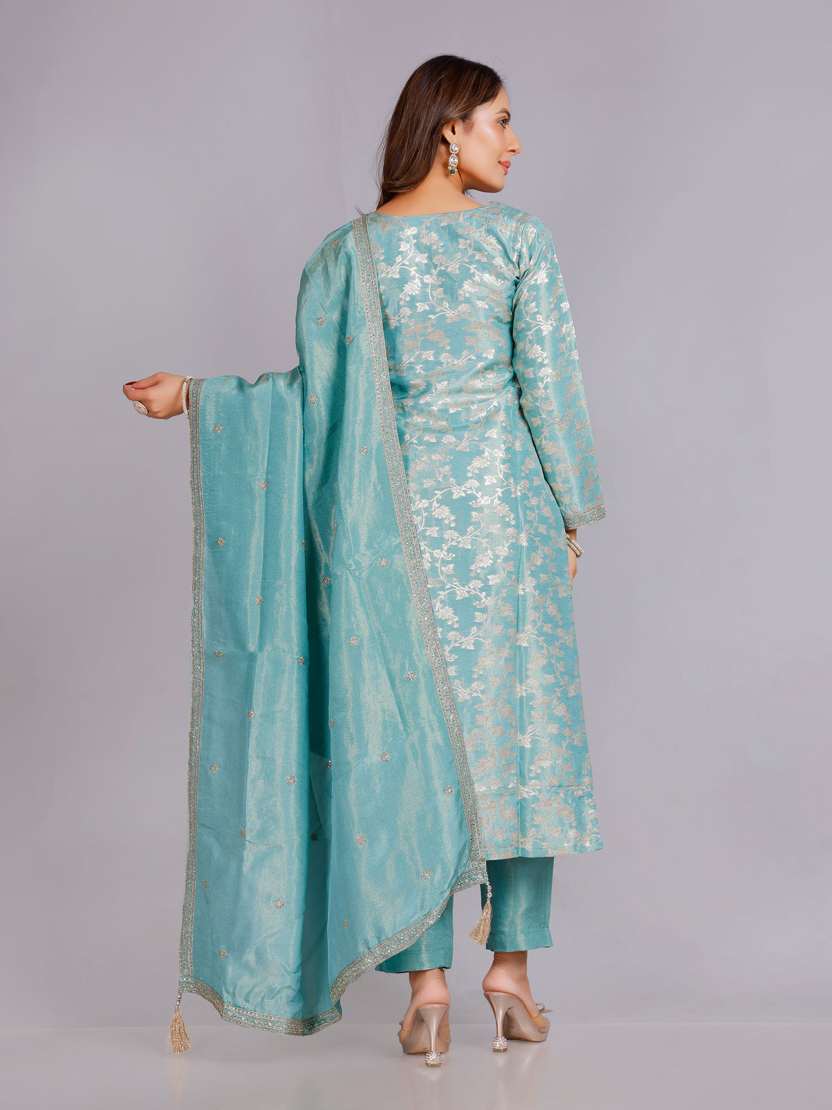 Disha Silk Straight Suit