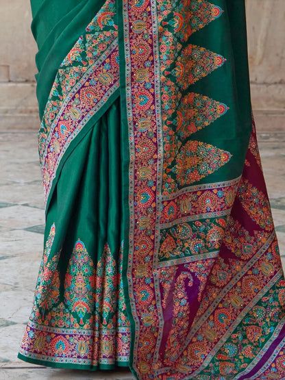 Chaitri Silk Printed Saree - Roop Darshan