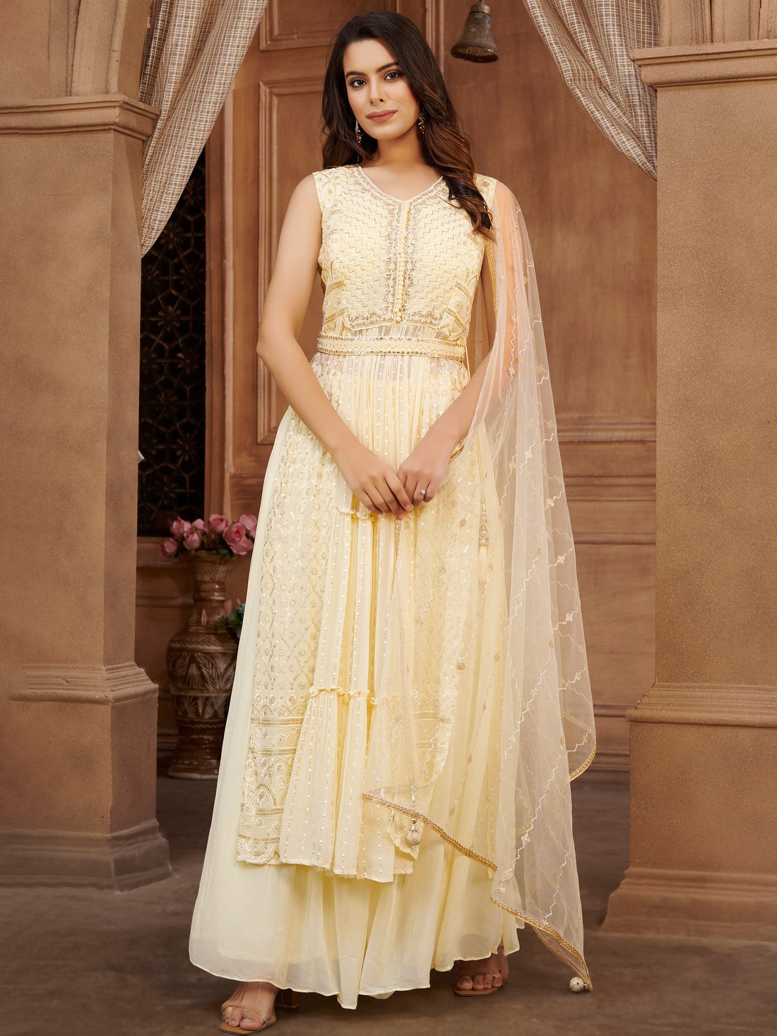 Maitri Palazzo Suit - Roop Darshan