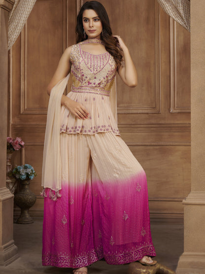 Mahima Palazzo Suit - Roop Darshan