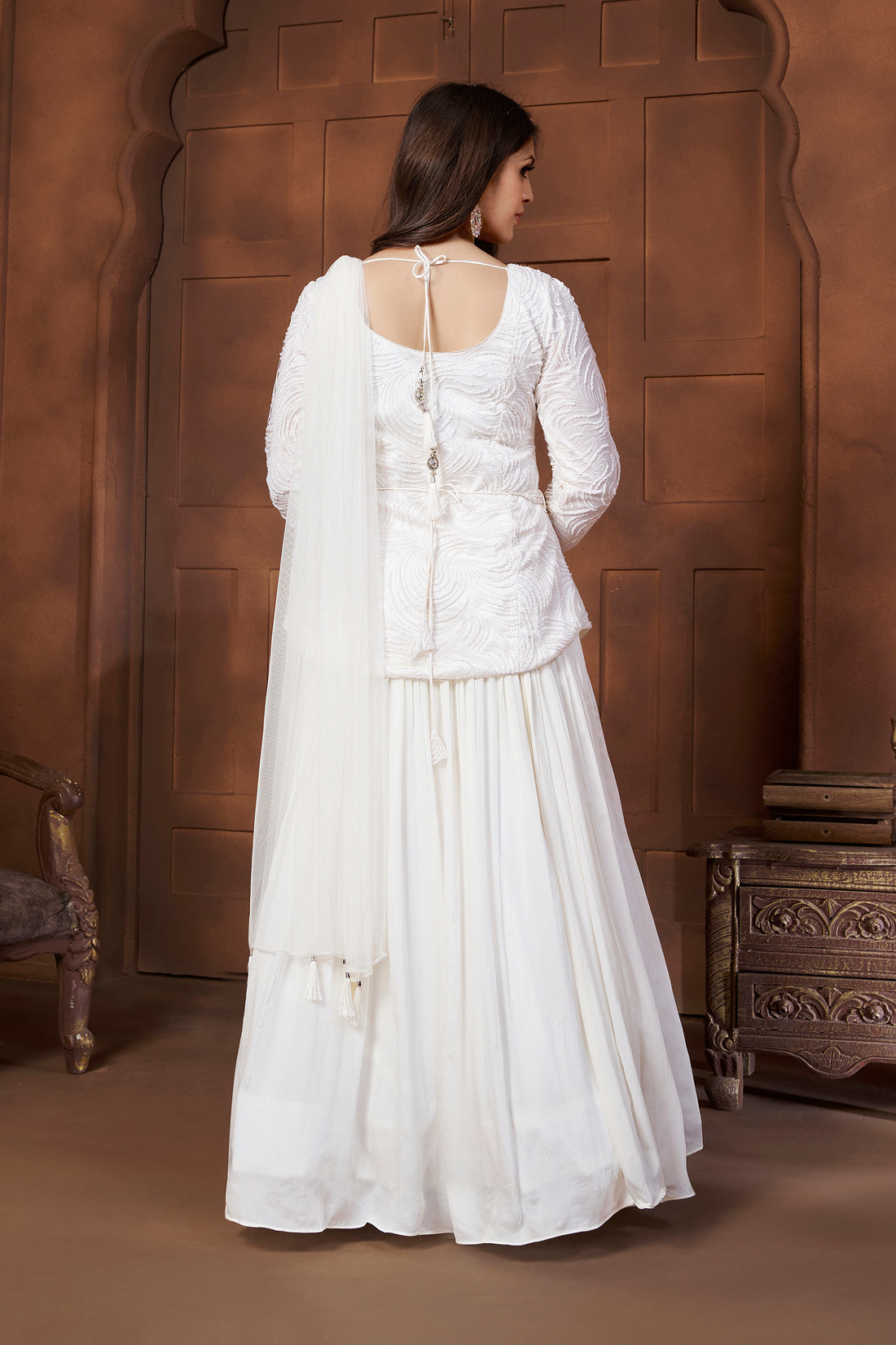 Rehana Paplum Top Lehenga - Roop Darshan