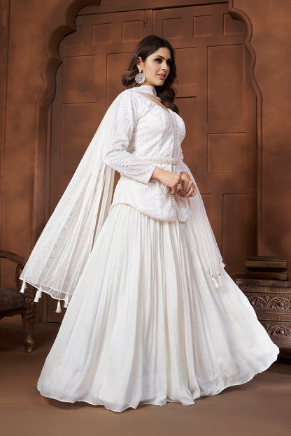 Rehana Paplum Top Lehenga - Roop Darshan