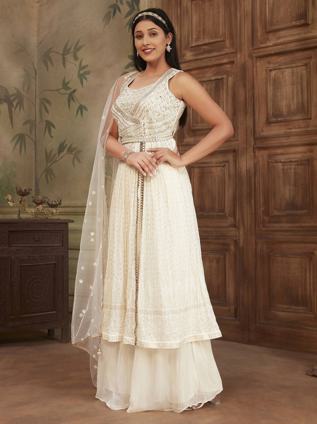 Mira Palazzo Suit - Roop Darshan