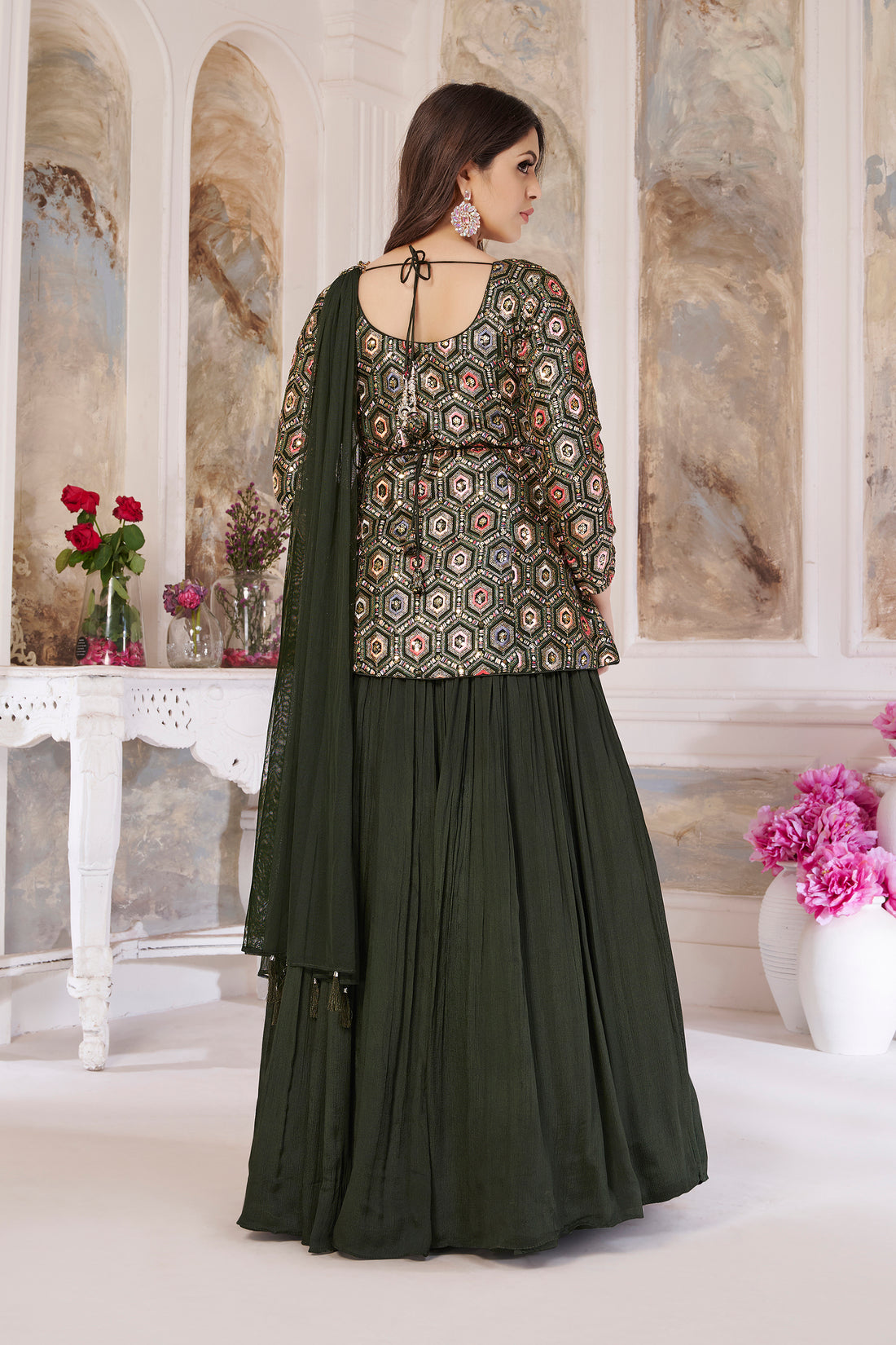 Rahi Paplum Top Lehenga - Roop Darshan