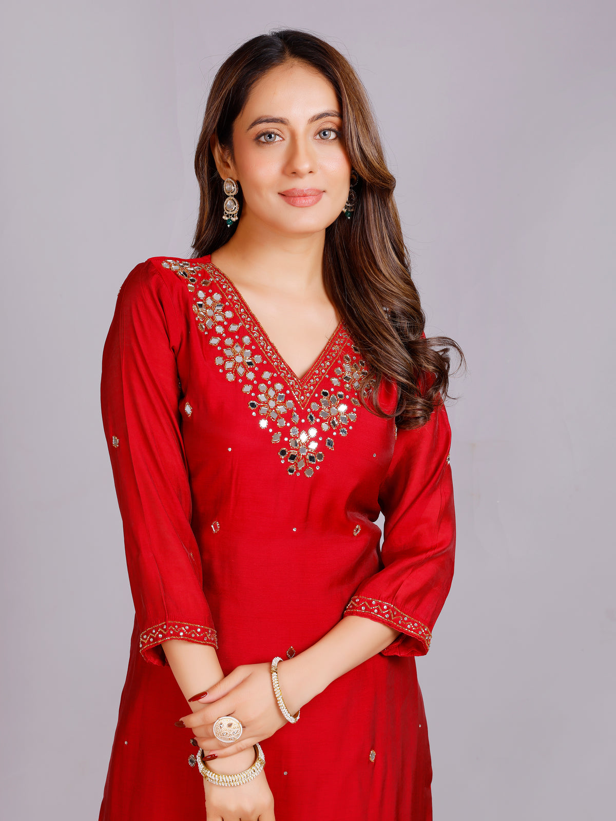 Twish Silk Mirror Kurti