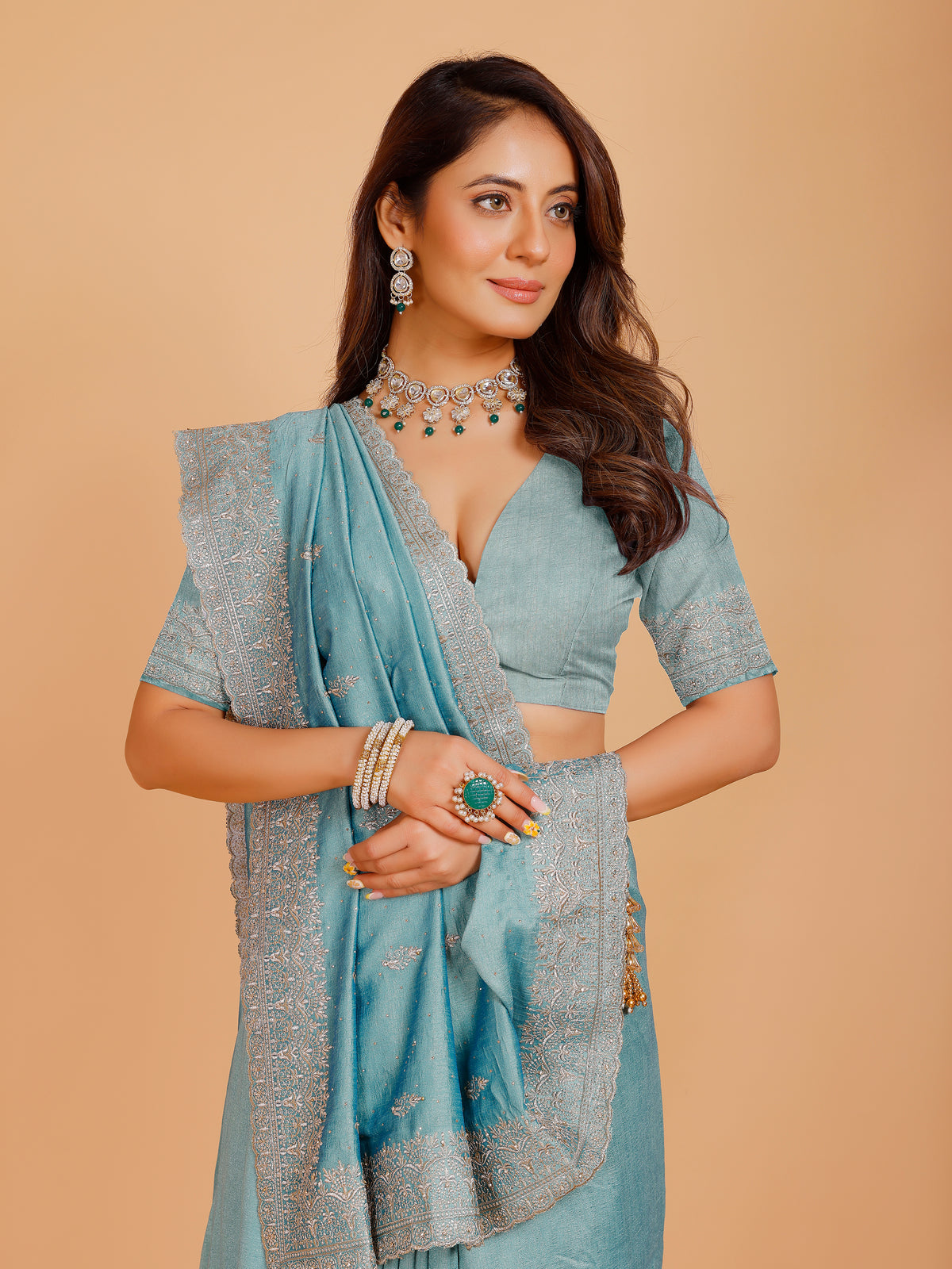 Vanshika Silk Zari Saree