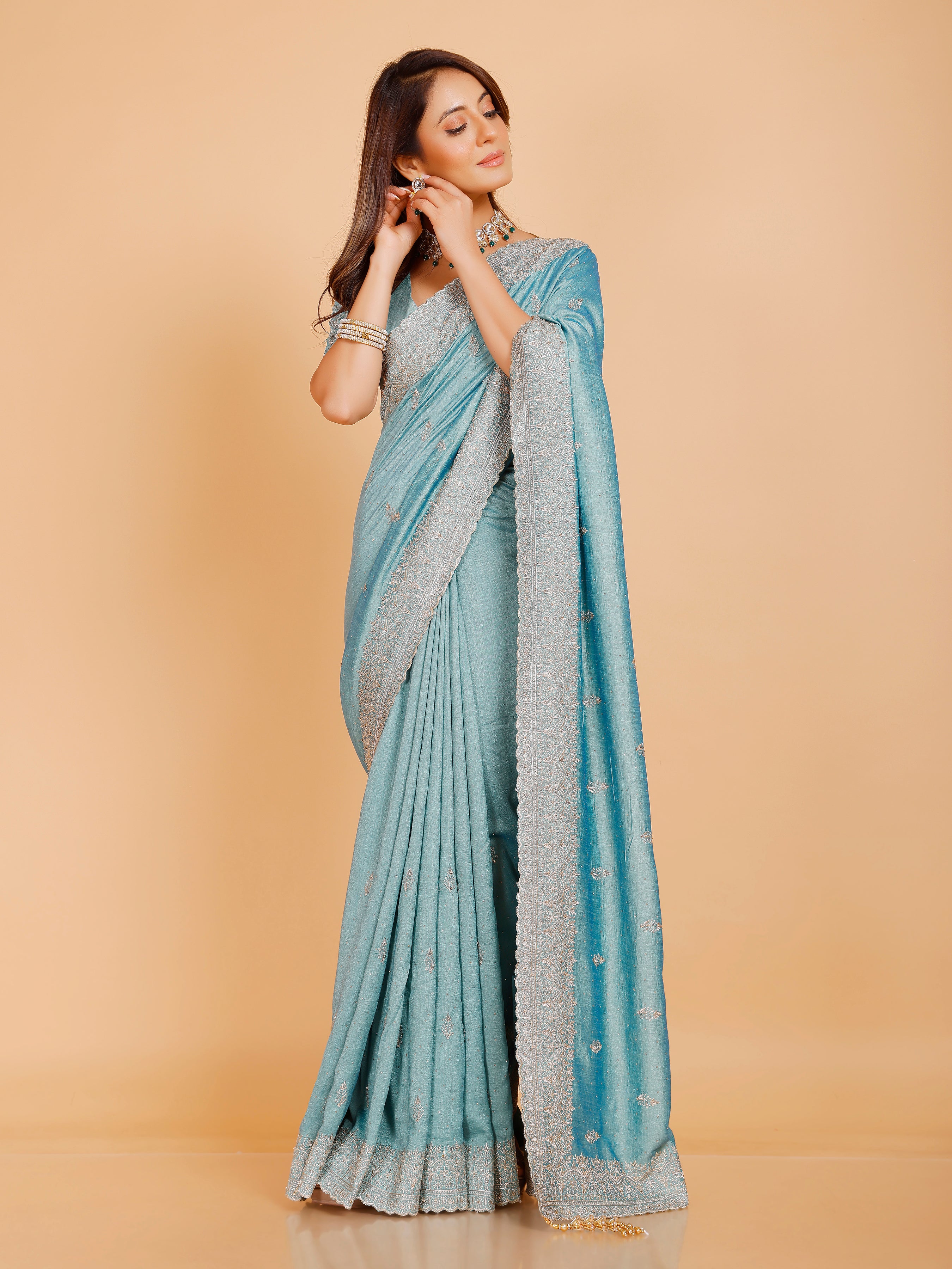 Vanshika Silk Zari Saree