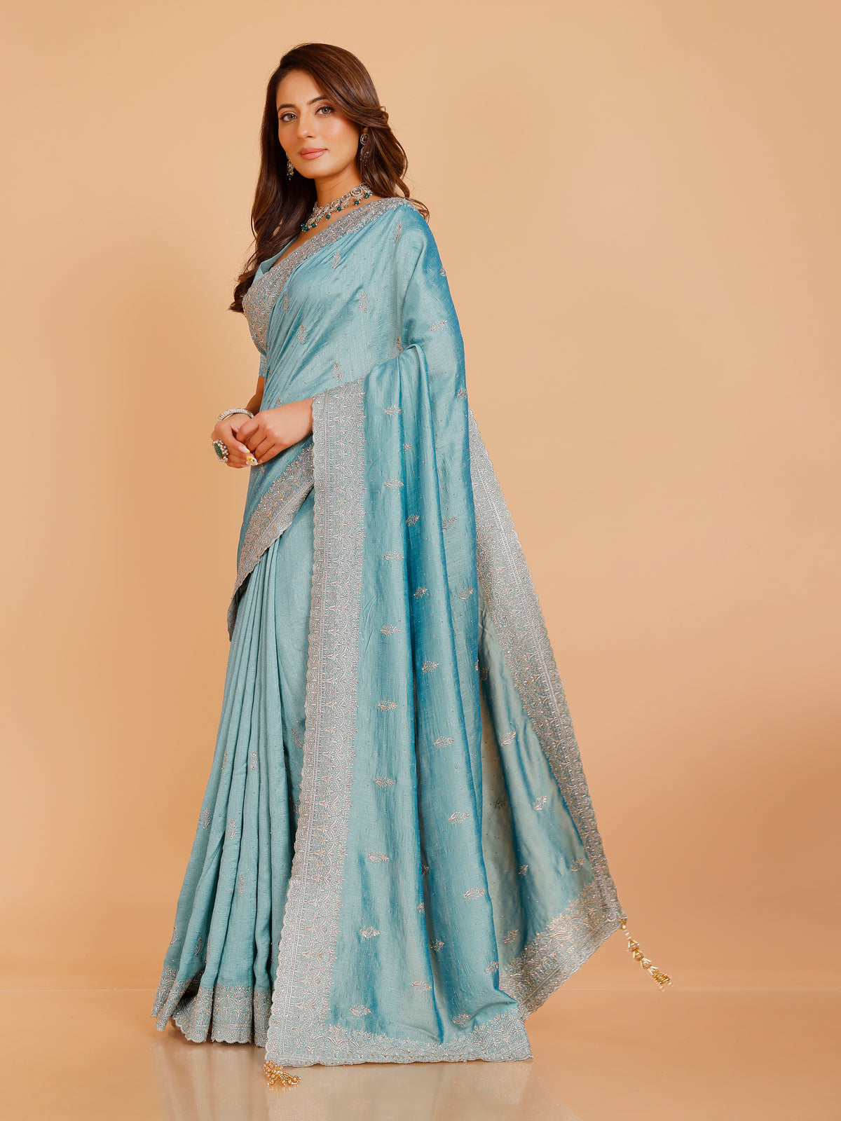 Vanshika Silk Zari Saree
