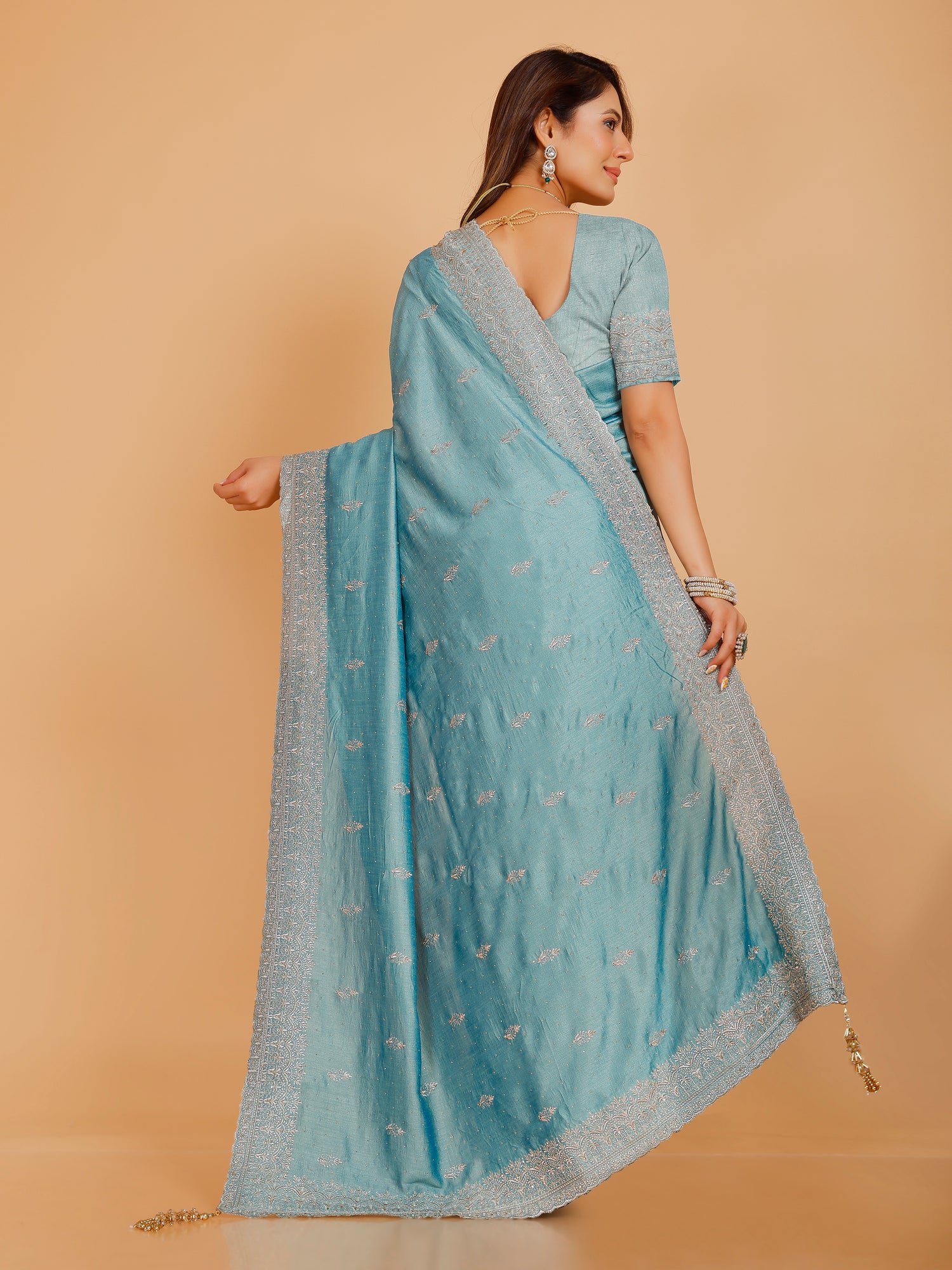 Vanshika Silk Zari Saree