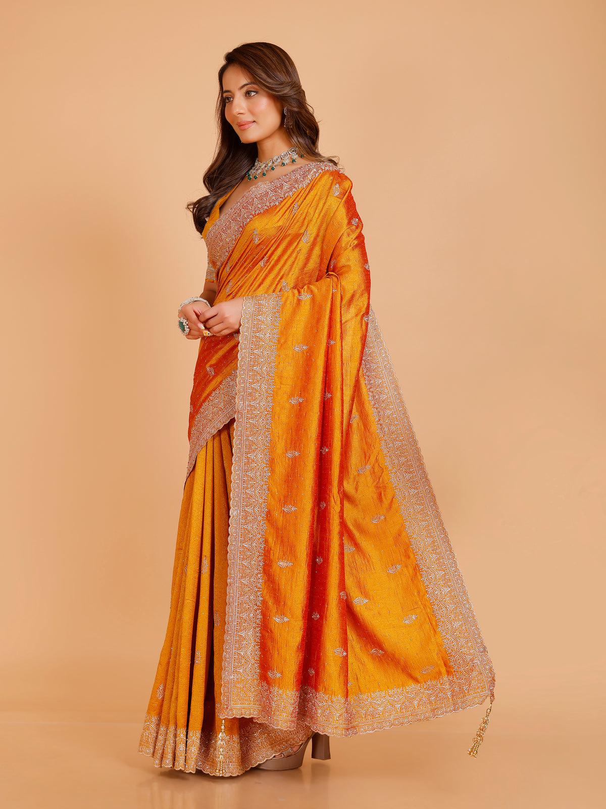 Vanshika Silk Zari Saree