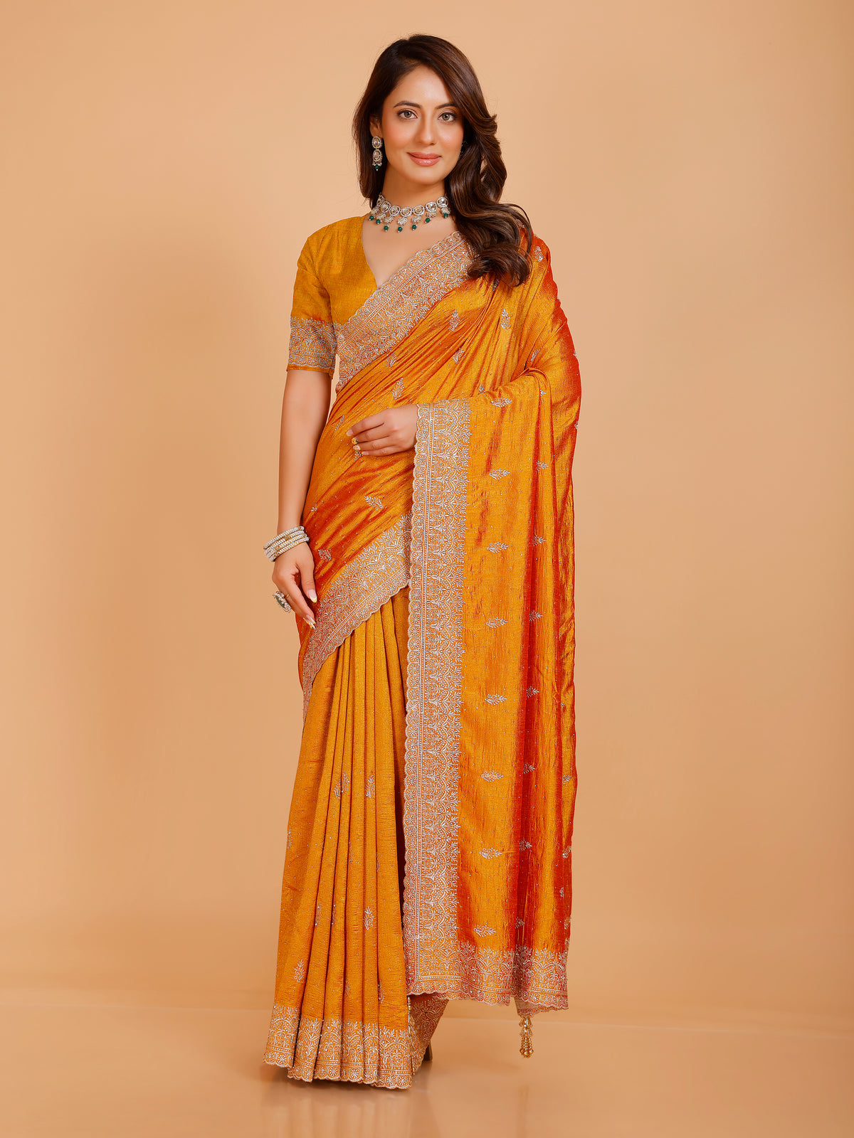 Vanshika Silk Zari Saree