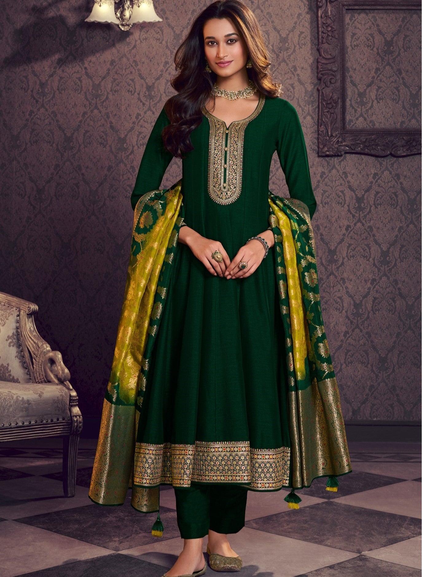 Pari Flair Kamiz &amp; Pant - Roop Darshan