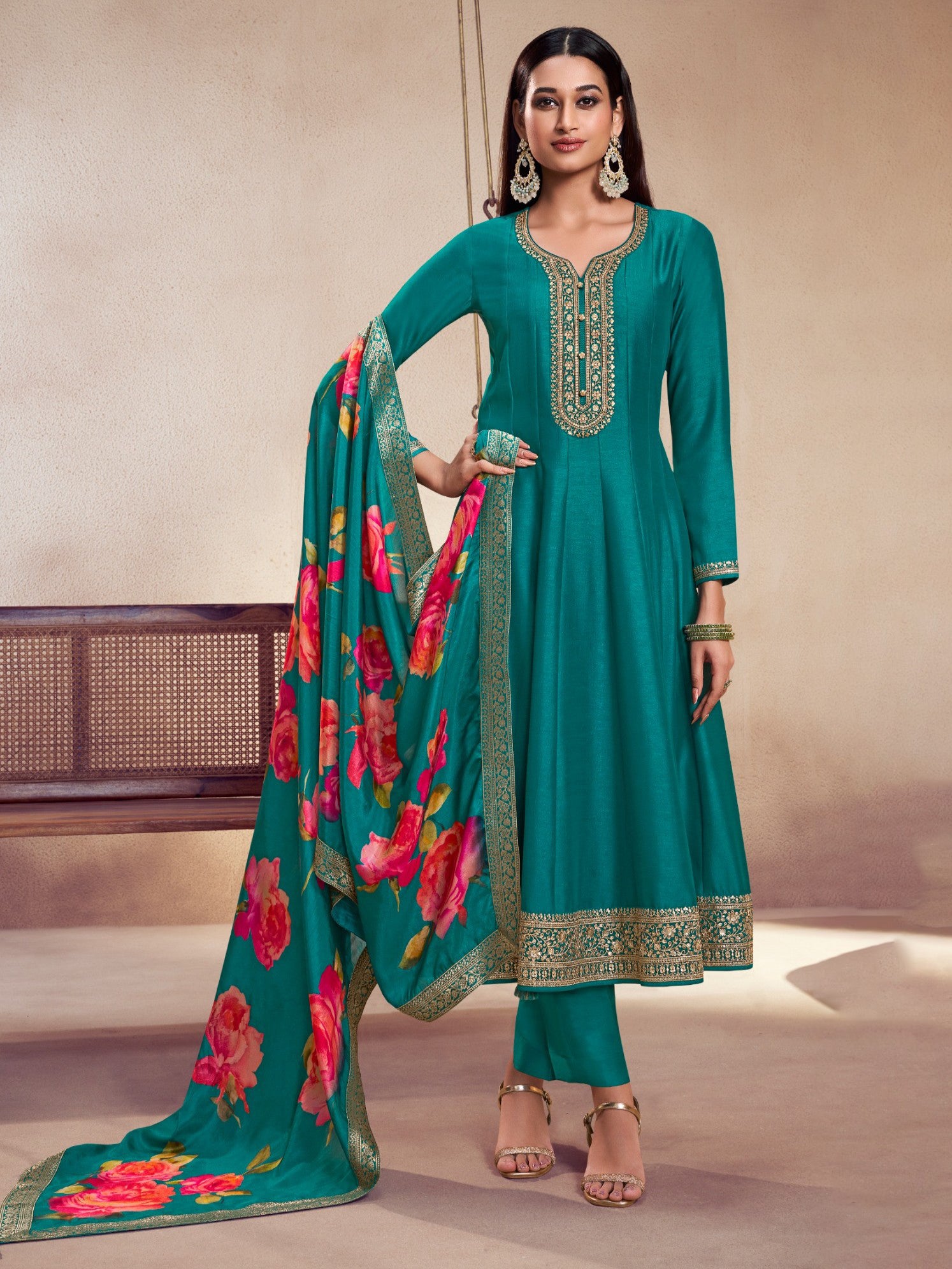 Pari Flair Kamiz &amp; Pant - Roop Darshan