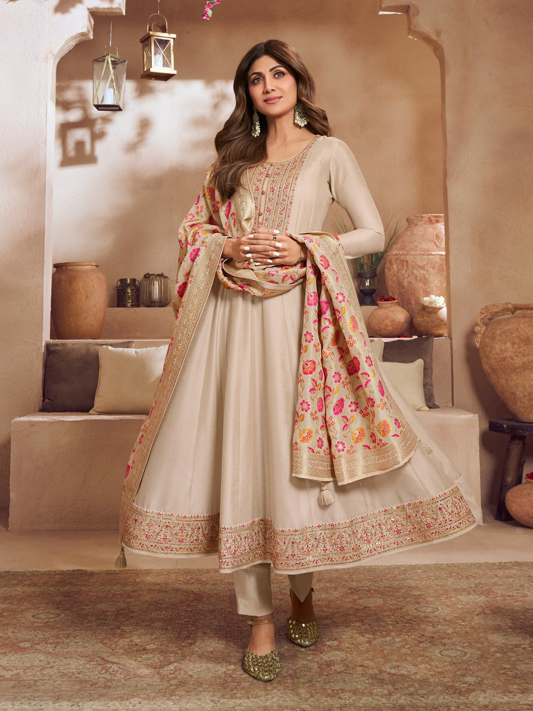 Zarna Flair Suit - Roop Darshan