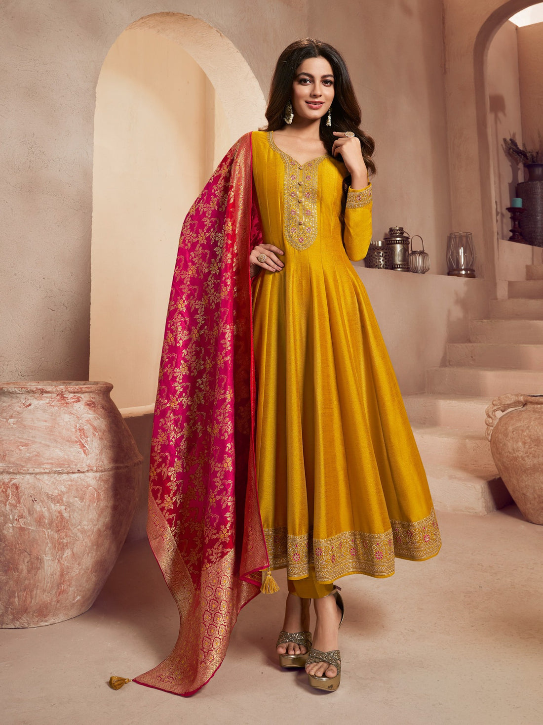 Ishika Flair Suit - Roop Darshan