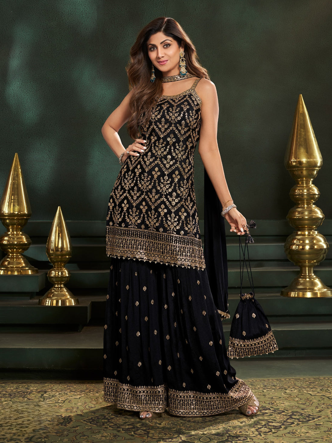 Mira Palazzo Suit - Roop Darshan