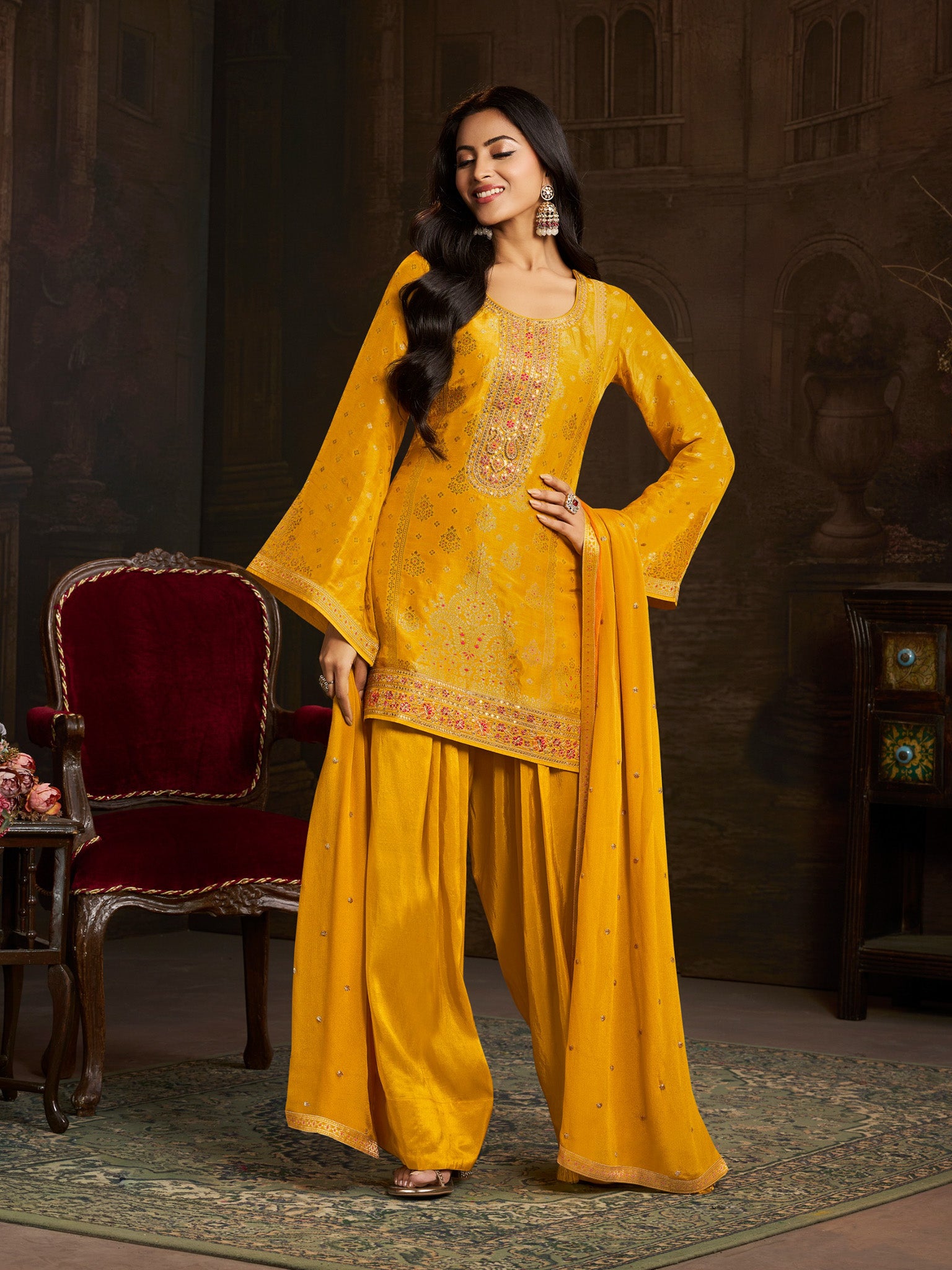 Nandita Plazzo Suit - Roop Darshan