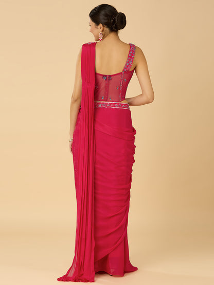 Kiana Ready To Wear Choli Saree - Roop Darshan