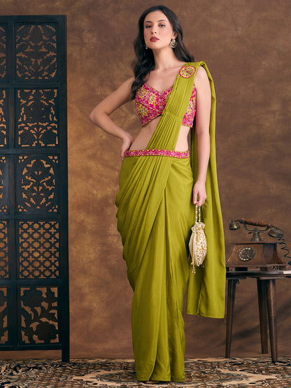 Hazel Ready To Wear Choli Saree