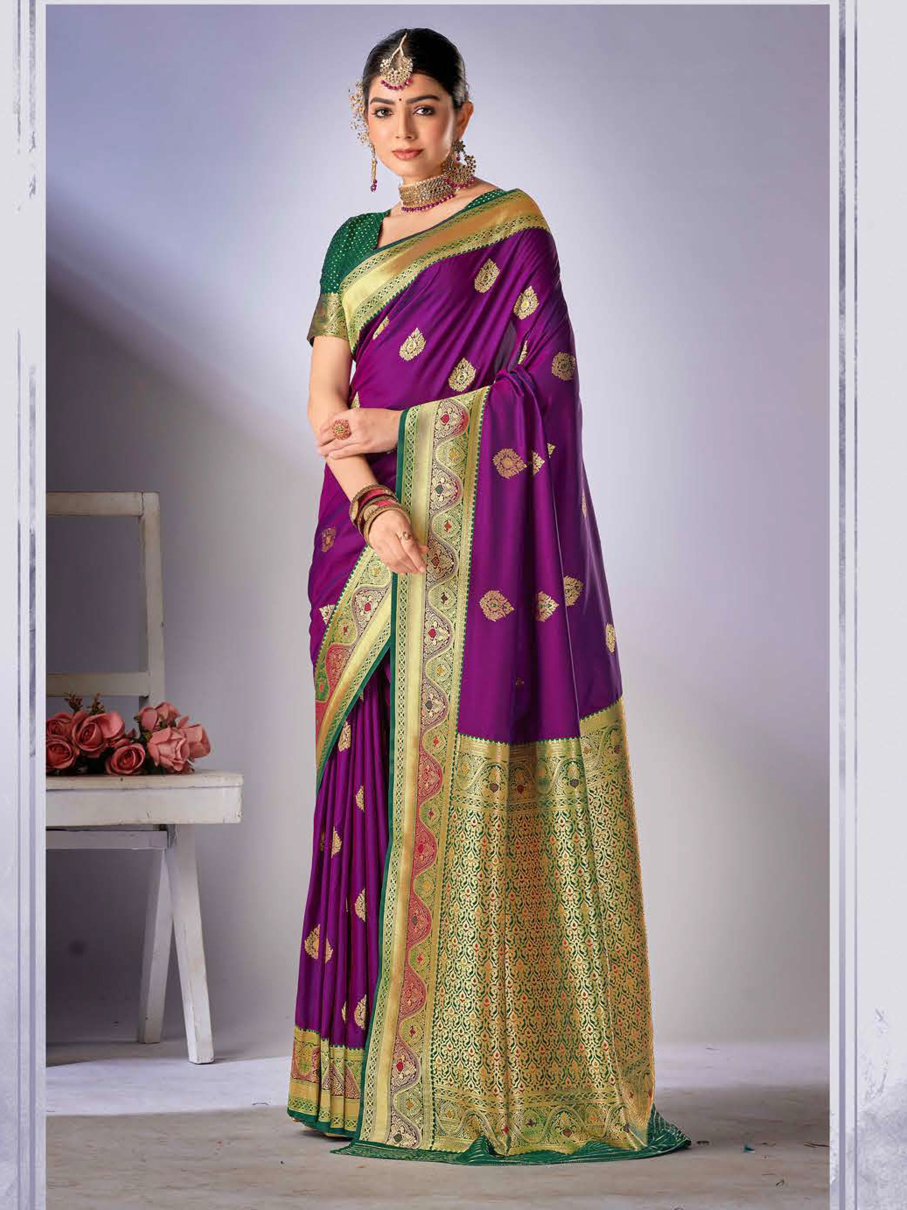 Pallavi Saree - Roop Darshan