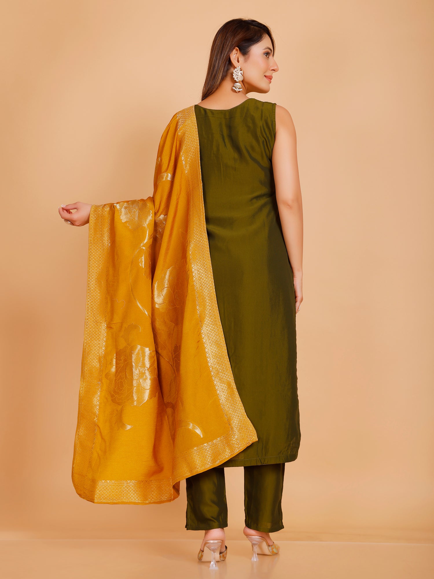 Vamika Silk Straight Suit