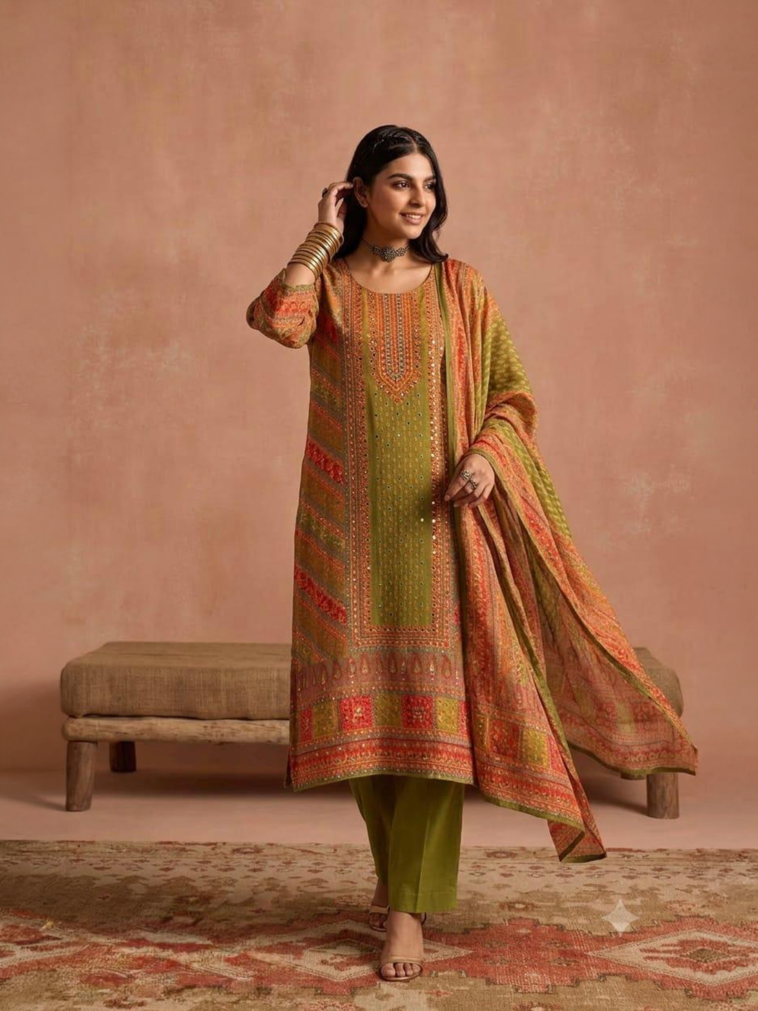 Yagna Muslin Suit