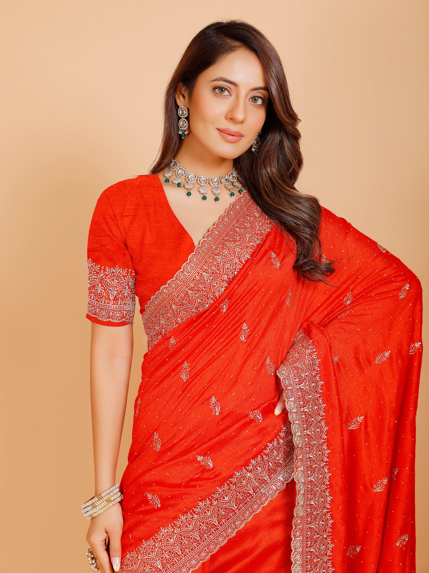 Vanshika Silk Zari Saree