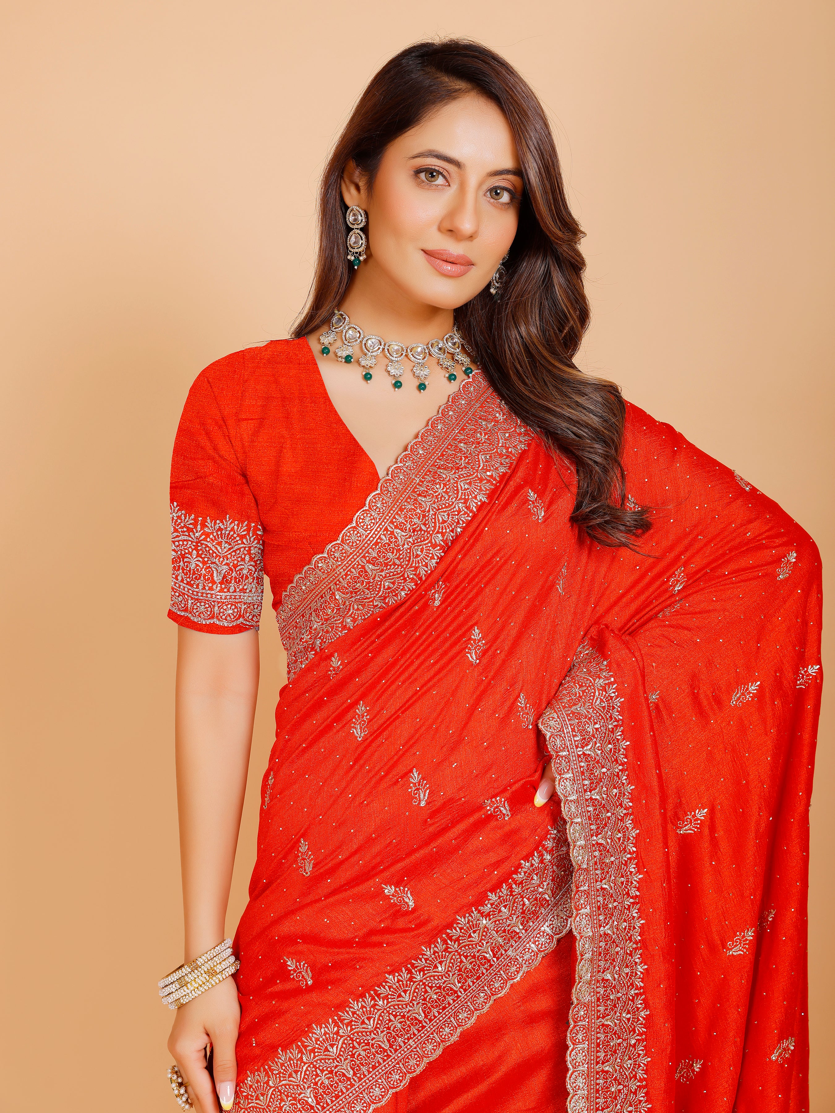 Vanshika Silk Zari Saree