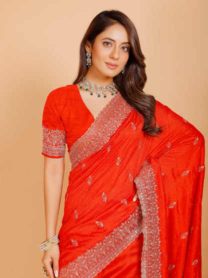 Vanshika Silk Zari Saree