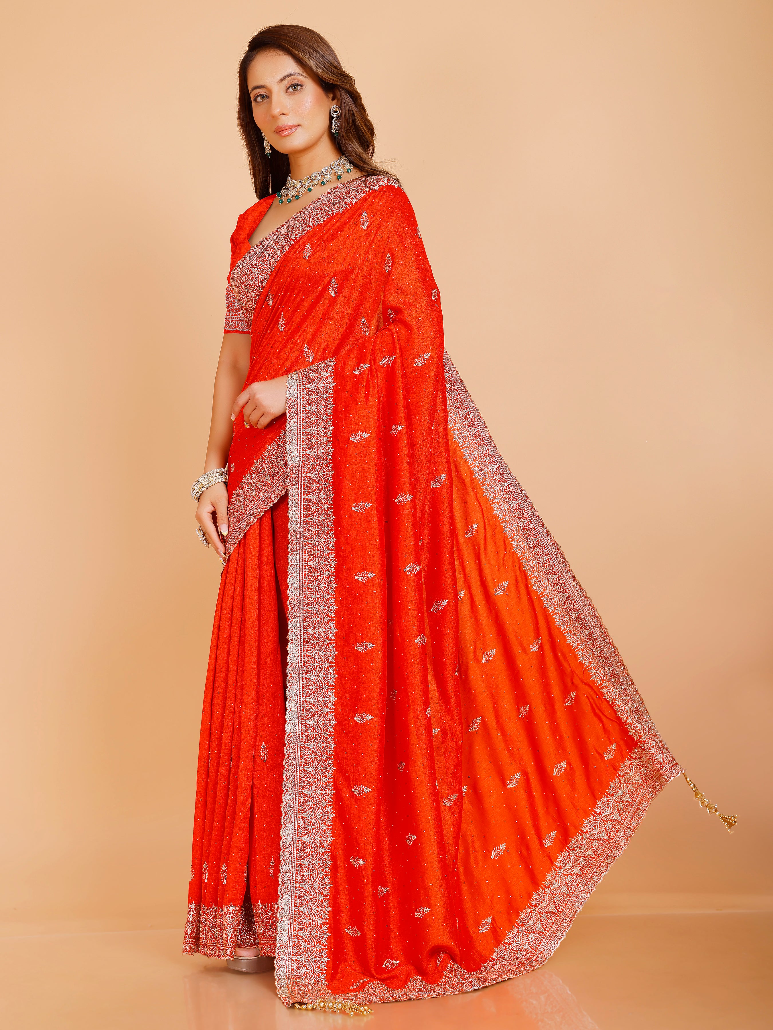 Vanshika Silk Zari Saree
