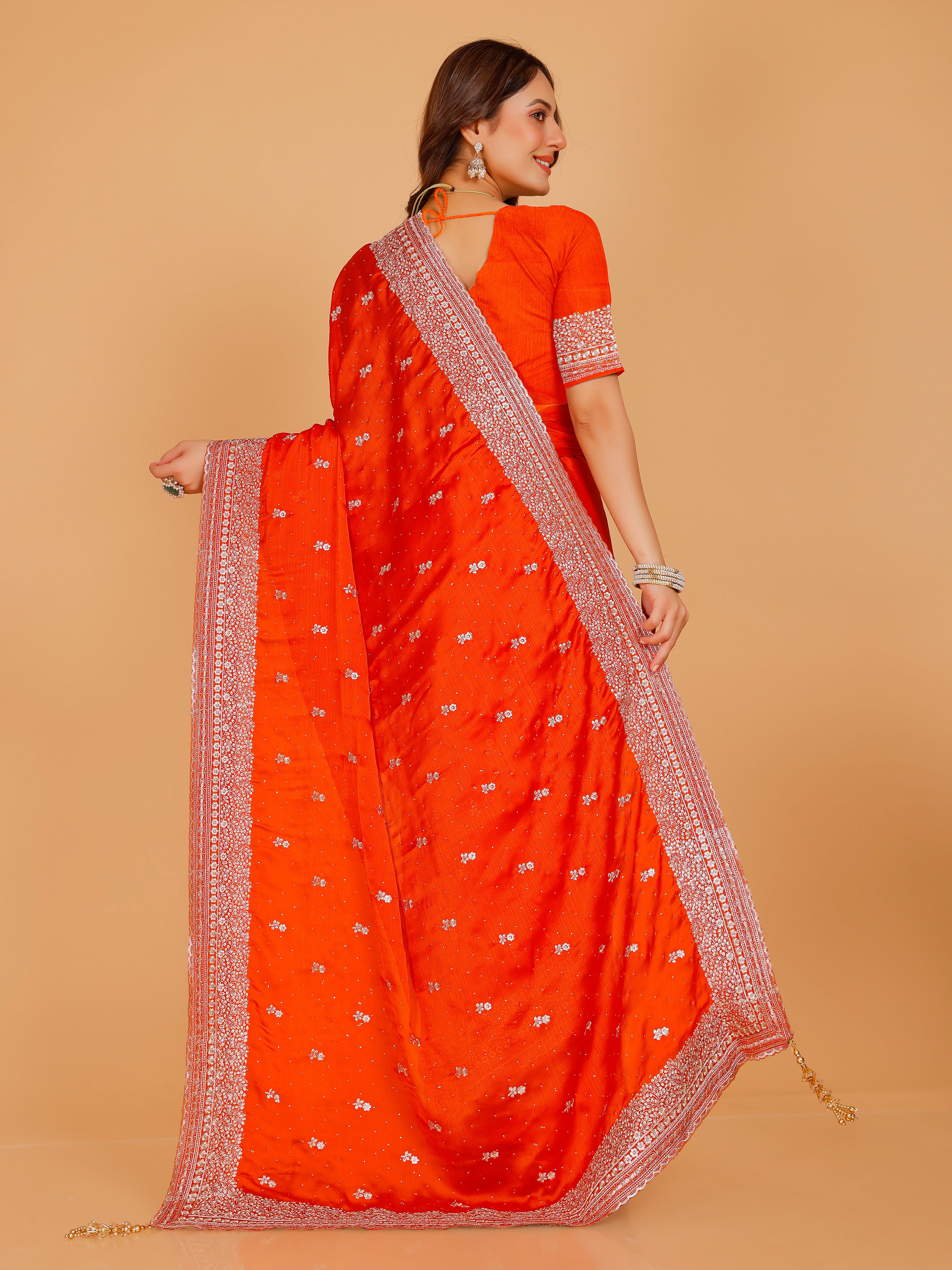 Aadhya Silk Embroidered Saree