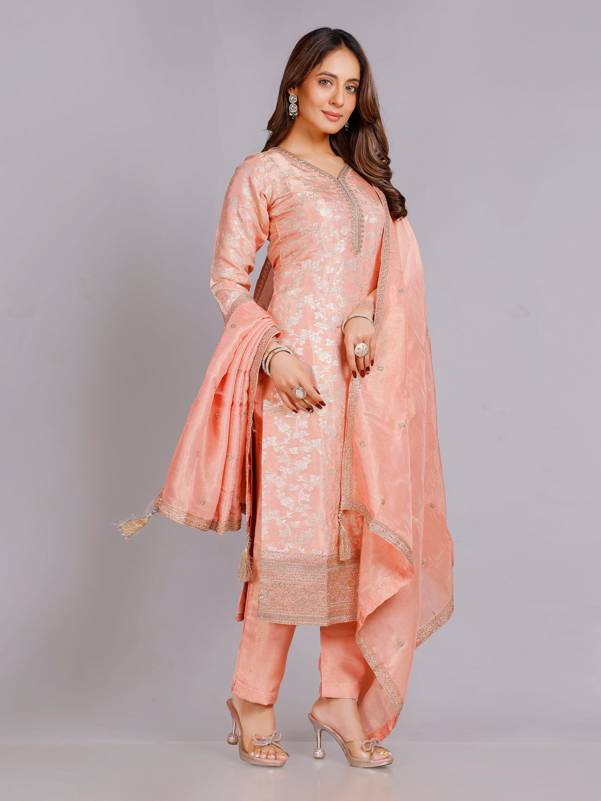 Disha Silk Straight Suit