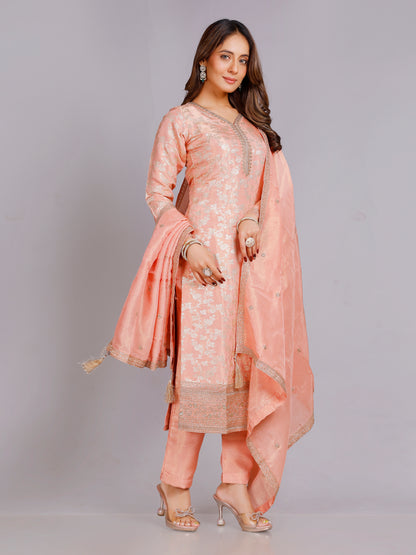 Disha Silk Straight Suit