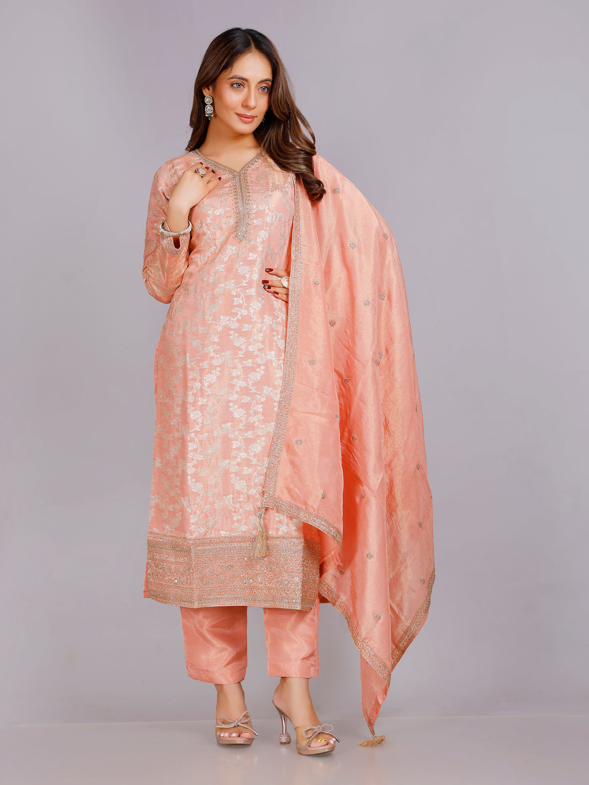 Disha Silk Straight Suit