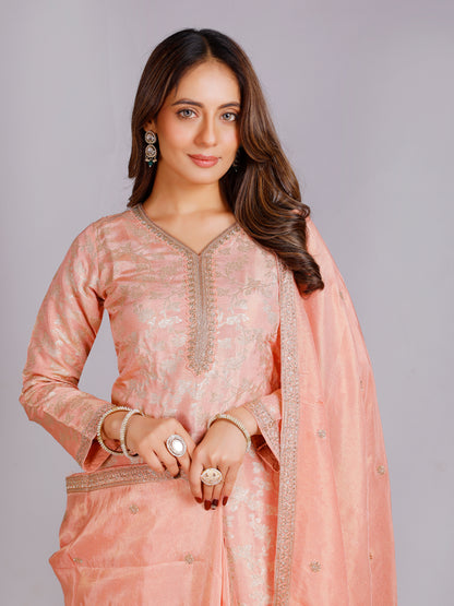Disha Silk Straight Suit