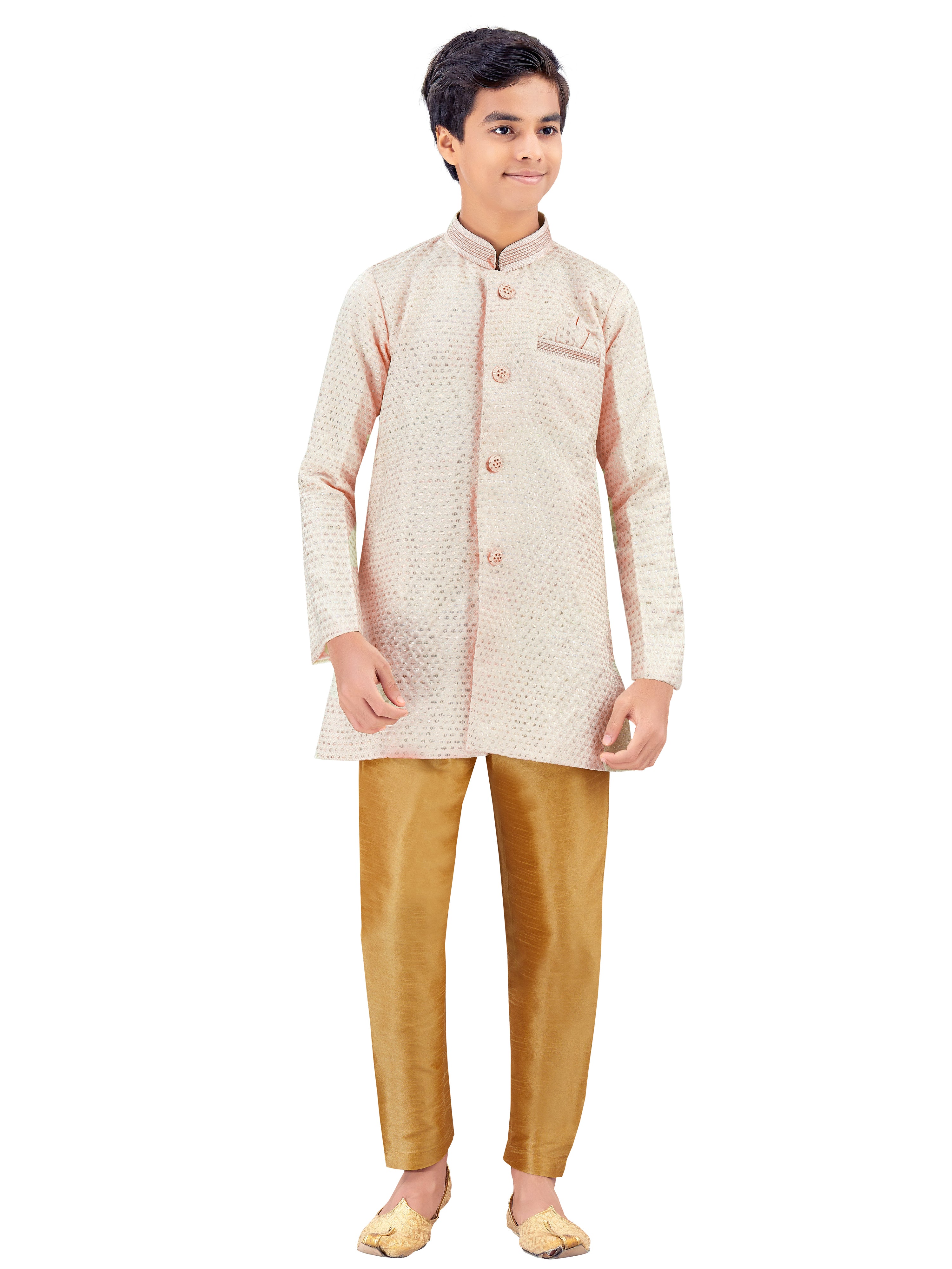 Boys Silk Kurta Set - Roop Darshan
