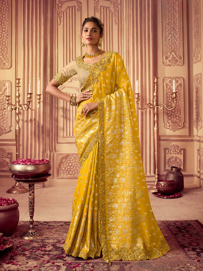 Rasika Embroidered Saree - Roop Darshan