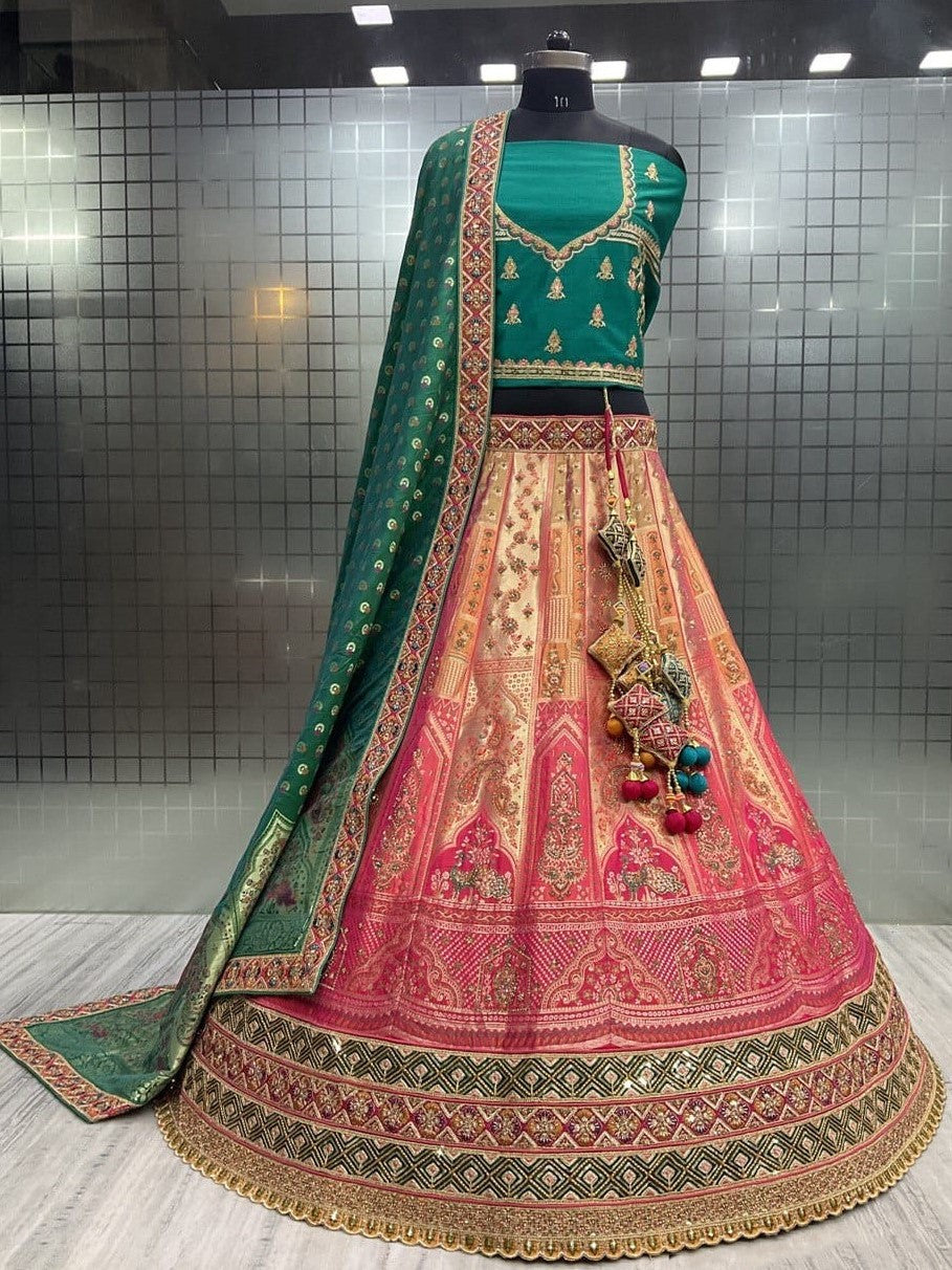 Akshu Unstitched Lehenga Choli - Roop Darshan