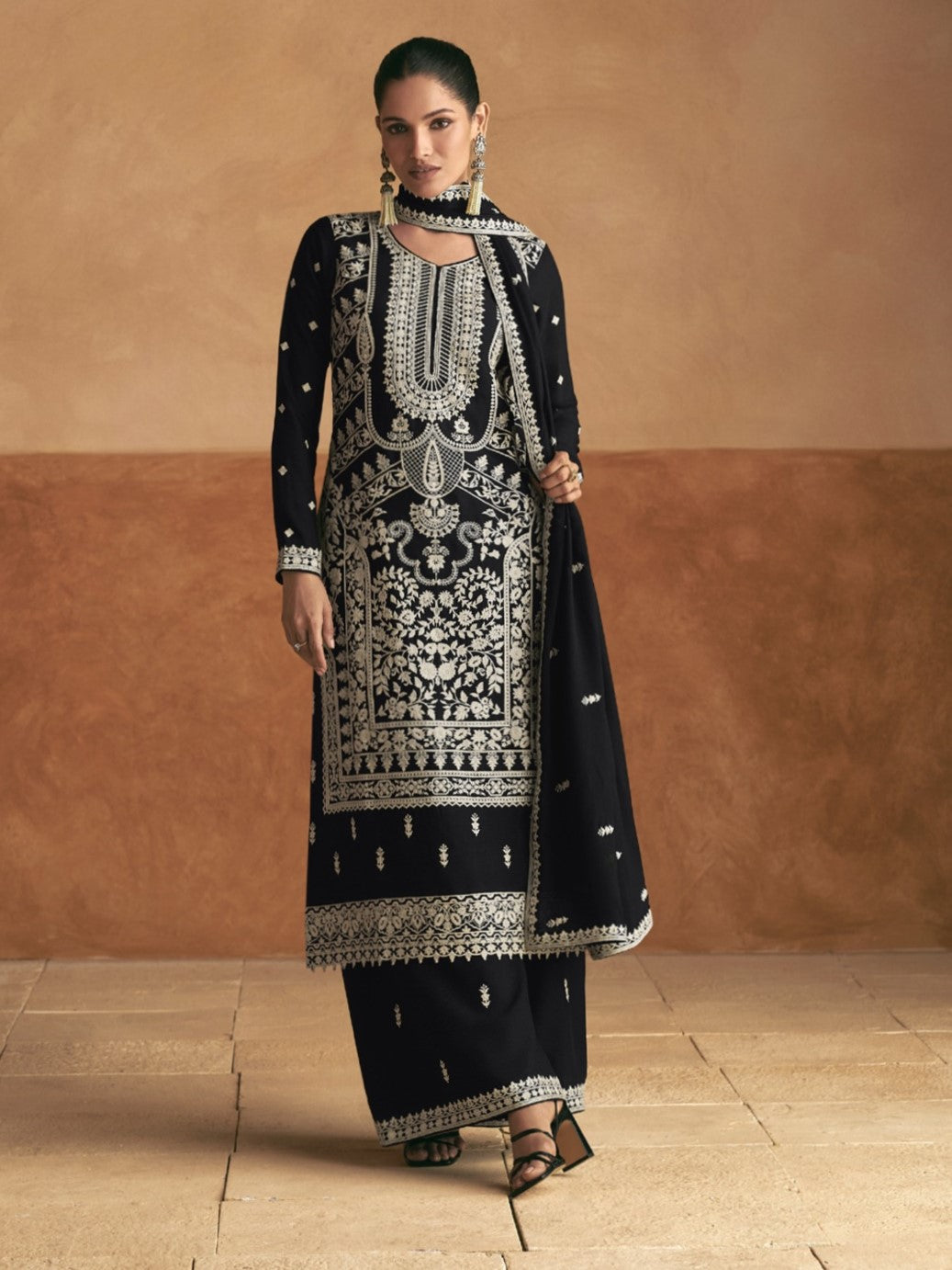 Siya Palazzo Suit - Roop Darshan